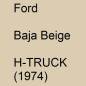 Preview: Ford, Baja Beige, H-TRUCK (1974).